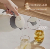 PHÍCH GIỮ NHIỆT BEAR TRẮNG GHI 1,6L