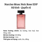 NƯỚC HOA NARS MUSIC NOIR ROSE FOR HER