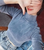 ÁO CROPTOP XANH ZARA 1957/105