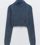 ÁO CROPTOP XANH ZARA 1957/105