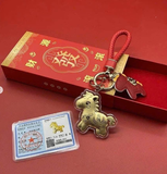 CHARM NGỰA MẠ VÀNG FULLBOX KÈM GIẤY KIỂM ĐỊNH