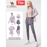SET BỘ ĐỒ TẬP NỮ 5 CHI TIẾT CAMEL YK22255493