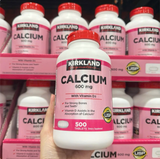 HỘP 500V CALCIUM KIRLAND 600MG DATE 4/2028