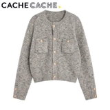 ÁO CARDIGAN CACHE XÁM MUỐI TIÊU