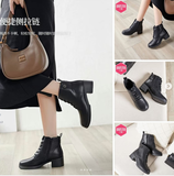 BOOTS DUSTO GÓT VUÔNG DW23D1039C