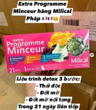 SET 21 ỐNG NƯỚC UỐNG DETOX CƠ THỂ MILICAL  EXTRA PROGRAMME MINCEUR