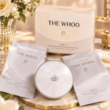 SET CUSHION THE WHOO RADIANT WHITE MOISTURE TONE 21 DATE 1/2029