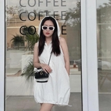 VÁY BA LỖ TRẮNG CÓ MŨ ZARA 2913/213