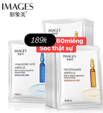 COMBO 60 MIẾNG MẶT NẠ IMAGE SIÊU DƯỠNG AMPOULE MIX 2 MÀU