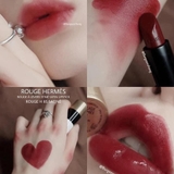 SON THỎI HERMES MATTE 85 ROUGE BOX TESTER