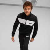 SET PUMA POLY TRACKSUIT KẺ TRẮNG NGANG 678477 01