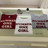 ÁO PHÔNG CHỮ NUMBER ONE GIRL WGWE 5111