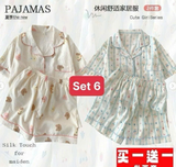 SET 2 BỘ PIJAMA COTTON 22 MẪU ( SỐ 1 - SỐ 8 )