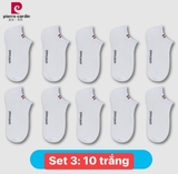 SET 10 ĐÔI TẤT PIERRE CARDIN NGẮN CỔ FULLBOX