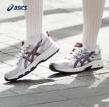 GIÀY ASICS GEL VENTURE 6 TRẮNG XÁM VIỀN ĐỎ 1012B359-104
