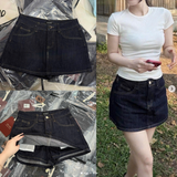 CHÂN VÁY JEANS NGẮN WGWE W8319