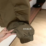 ÁO KHOÁC BOMBER GIÓ NÂU RÊU WGWE W7122