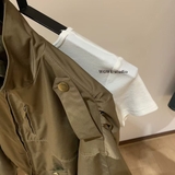 ÁO KHOÁC BOMBER GIÓ NÂU RÊU WGWE W7122