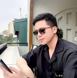 KÍNH CK GỌNG ĐEN UNISEX - 734D7