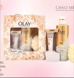 SET SỮA TẮM 500ML + DƯỠNG THỂ 30ML + BÔNG TẮM OLAY