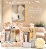 SET SỮA TẮM 500ML + DƯỠNG THỂ 30ML + BÔNG TẮM OLAY