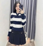 ÁO POLO LEN SPAO KẺ SPKWE12G52