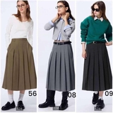 CHÂN VÁY MIDI XẾP LI DÁNG DÀI GU 222-352183