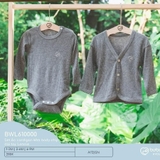 SET ÁO KÈM BODYCHIP DÀI TAY GHI BUBABY SIZE 1-3M BWL610000