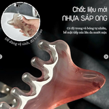 SET LƯỢC NHỰA SÁP ONG MASSAGE 8 MÓN