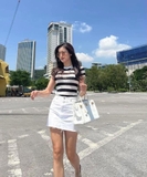 ÁO LEN SỌC TRẮNG ĐEN ZR 8779/402