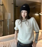 ÁO LEN CỘC TAY TRẮNG BE WGWE 7276 FREESIZE