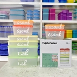 SET TRỮ ĐÔNG TUPPERWARE 8 HỘP