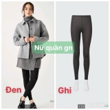 QUẦN LEGGING ĐEN NỮ UNI HEATTECH 271-460408