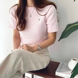 ÁO LEN CỘC TAY TOMMY NHIỀU MÀU 76J5411