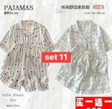 SET 2 BỘ PIJAMA COTTON 22 MẪU ( SỐ 9 - SỐ 16 )