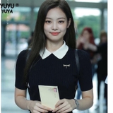 ÁO LEN MỎNG ĐEN JENNIE FZ/T8