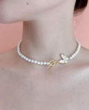 SET VÒNG CỔ NGỌC TRAI BUTTERFLY