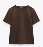 ÁO PHÔNG TÚI NGỰC ZARA 2 MÀU SIZE S 4174/332