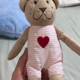 GẤU BÔNG TIM IKEA 2 MÀU 21CM