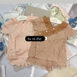 BỘ CỘC TAY BÈO KẺ NGANG BUBABY BSR1308BG