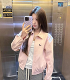 ÁO KHOÁC CỔ BẺ LOGO CÚN WGWE W7472 FREESIZE