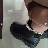 BOOTS KID DA CỔ REN 2 MÀU