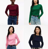 ÁO THUN DÀI TAY CỔ TRÒN TOMMY 8 MÀU 76J4889