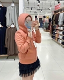 ÁO KHOÁC LÓT LÔNG MŨ UNIQLO 428325