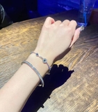 LẮC TAY GIVENCHY TRƠN VIỀN ĐÁ 3 MÀU