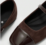 GIÀY BỆT QUAI NGANG NÂU PD82012