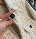 ÁO DẠ TWEED  SNCH37 SIZE M