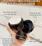 SET DR.G ROYAL BLACK SNAIL CREAM 50ML + 15ML DATE 3/29