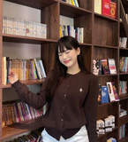 CARDIGAN WHOAU LEN STEVE HIGH GAUGE WOOL CABLE WHCKF4801F