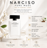 NƯỚC HOA NARCISO PURE MUSC RODRIGUEZ FOR HER TRẮNG FULLBOX 100ML